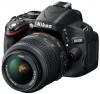 Nikon -  d-slr d5100 (negru) cu obiectiv 18-55vr +