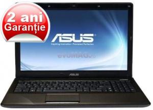 ASUS - Promotie Laptop K52JT-SX262D (Intel Core i7-740QM, 15.6", 3GB, 500GB, AMD Radeon HD 6370@1GB, HDMI) + CADOU