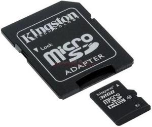 Kingston - Card microSDHC 32GB (Class 10) + Adaptor SD