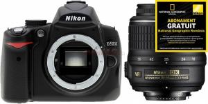 NIKON - D-SLR D5000 Body + Obiectiv 18-55mm VR  + CADOU