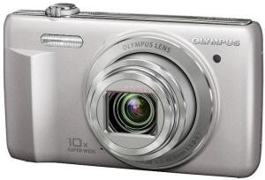 Olympus - Aparat Foto Digital Olympus Smart VR-340 (Argintiu), Filmare HD, 16MP, Zoom Optic 10x