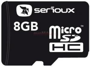 Serioux - Card microSDHC 8GB + adaptor SDHC (Class 10)