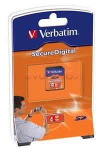 Verbatim - Cel mai mic pret! SecureDigital 4GB-15253