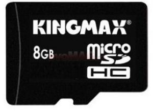Kingmax - Card microSDHC 8GB (clasa 2) + card reader
