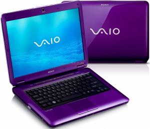 Sony VAIO - Cel mai mic pret! Laptop VGN-CS31S/V (Violet - Electric Purple)