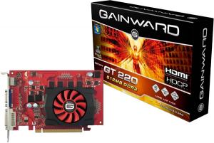 GainWard - Promotie Placa Video GeForce GT 220 (512MB @ DDR2)