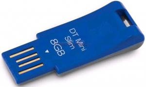 Kingston - Stick USB DataTraveler Mini Slim 8GB (Albastru)