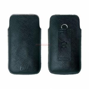 Celly - Husa piele IFIT01 iPhone (Negru)