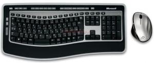 Microsoft - Promotie Kit Tastatura si Mouse Wireless Laser Desktop 6000 (v3)