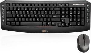 NJoy -  Kit Tastatura nJoy si Mouse Wireless CM410