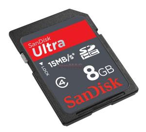 SanDisk - Cel mai mic pret!  Card SDHC Ultra II 8 GB (Clasa 4)