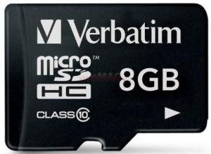 Verbatim - Card Verbatim  microSDHC 8GB (Class 10)