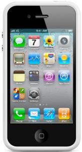 Apple - Husa Bumper pentru iPhone 4 (Alb)