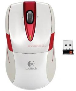 Logitech - Mouse Logitech Laser Wireless M525 (Alb)