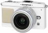 Olympus - camera foto pen e-p1 alba (body + 2 obiective