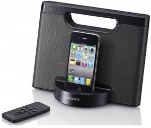 Sony - Sony Statie de andocare compacta RDP-M5iP cu difuzor pentru iPod iPhone (Neagra)