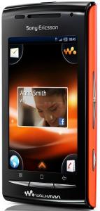 Sony Ericsson - Telefon Mobil W8, 600 MHz, Android 2.1, TFT capacitive touchscreen 3.0", 3.15MP, 128MB (Portocaliu)