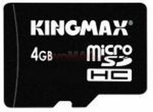 Kingmax - Promotie Card microSDHC 4GB (Class6)