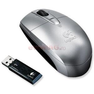 Logitech - Cel mai mic pret! Mouse optic fara fir V200 pentru laptopuri