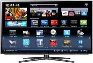 Samsung - Promotie  Televizor LED 40" UE40ES6100, Full HD, 3D, Smart TV, Wireless, Web Browser, Clear Motion Rate 200, 2 perechi de ochelari