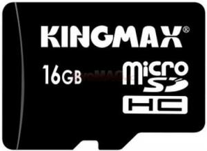 Kingmax - Card microSDHC 16GB (Class 6) + Adaptor SD