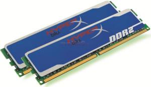 Kingston - Cel mai mic pret! Memorii HyperX Blu DDR2, 2x1GB, 800MHz