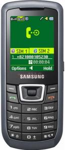 Samsung - Telefon Mobil C3212  Dual SIM (Dark Silver)