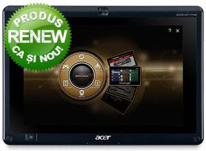 Acer - Lichidare! RENEW!  Tableta Acer Iconia Tab W500, 1GHz, Windows 7 Home Premium cu posibilitate upgrade la Windows 8, SSD 32GB (Neagra)