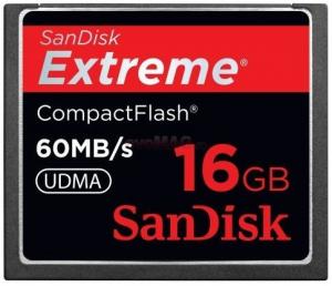 SanDisk - Card SanDisk Compact Flash 16GB Extreme 60MB/s