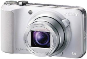 Sony -  Aparat Foto Digital Sony DSC-HX10V (Alb), Filmare Full HD, Fotografiere 3D, GPS Integrat