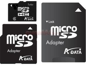 A-DATA - Card MicroSDHC 16GB + 2 Adapters-32987
