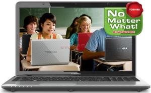 Toshiba - Promotie  Laptop Satellite L775-15N (Intel Core i5-2430M, 17.3"HD+, 4GB, 500GB, nVidia GT 525M@1GB, USB 3.0, HDMI, Win7 HP 64) + CADOU