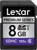 Lexar - Card de memorie SDHC Lexar 8GB (180X)