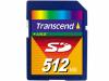Transcend - card sd 512mb