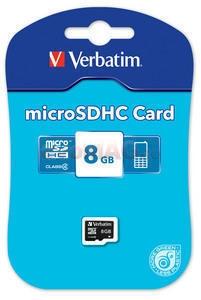 Verbatim - Card microSDHC 8GB (Clasa 4)