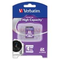 Verbatim - Card SD Class6 4GB