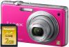 Panasonic - camera foto dmc-fs10 (roz) + card