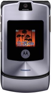 Motorola - Telefon Mobil RAZR V3i (Silver Quartz)