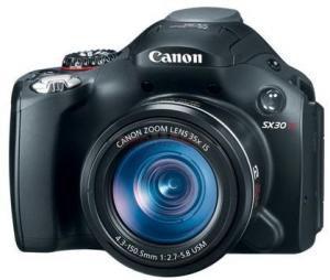 Canon - Camera Foto PowerShot SX30 IS (Neagra) + CADOU
