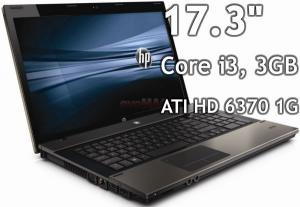 HP - Laptop ProBook 4720s (Core i3-380M, 17.3", 3GB, 320GB, ATI HD 6370 @1GB, 8 celule, BT, Linux, Geanta)