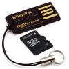 Kingston - Card microSDHC 8GB (clasa 4) + card reader