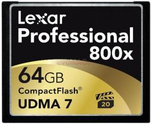 Lexar - Card de memorie Lexar Compact Flash 800X 64GB TB
