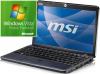 MSI - Laptop Wind12 U200-063EU (Intel Celeron 723, 12.1", 2GB, 320GB, Intel GMA 4500MHD, HDMI, 6 celule, Windows Vista HP, Negru)