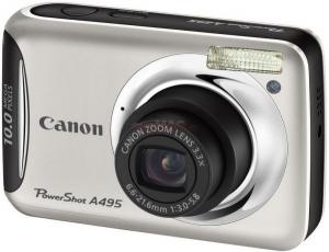 Canon - Camera foto PowerShot A495 (Argintie)
