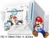 Nintendo - consola wii (alba) + mario kart + wii wheel +