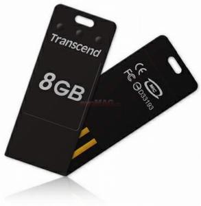 Transcend - Stick USB JetFlash T3&#44; 8GB (Negru)