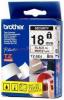 Brother - Brother   Etichete TZSE4 18mm (negru/alb)