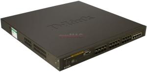 D-Link - Lichidare Switch DXS-3326GSR, 24 porturi SFP Gigabit, 4 porturi Gigabit, Port consola RS-232, Carcasa metalica 1U 19 inch