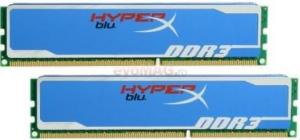 Kingston - Memorii HyperX Blu DDR3, 2x1GB, 1600 MHz