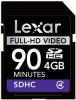 Lexar - card sdhc 4gb video (class